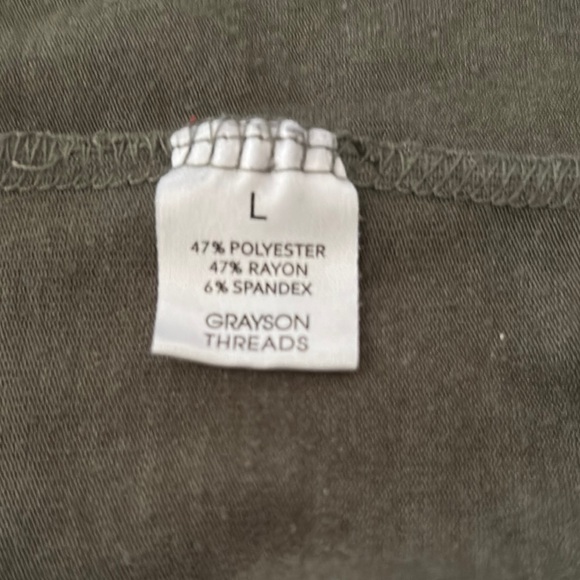 Grayson Threads Green Crewneck Sweater Good Vibes - Picture 3 of 3